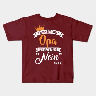 Ich bin der coole opa (2) Kids T-Shirt